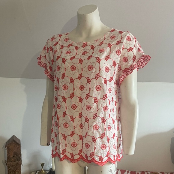 Tristan 100% Cotton Embroidery Blouse Size XL - Picture 2 of 8